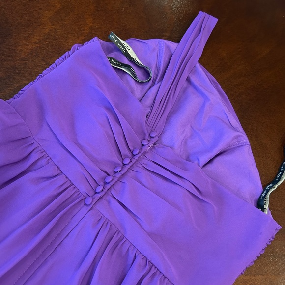 Alfred Angelo Vibrant Purple Bridesmaid Dress - Picture 4 of 15